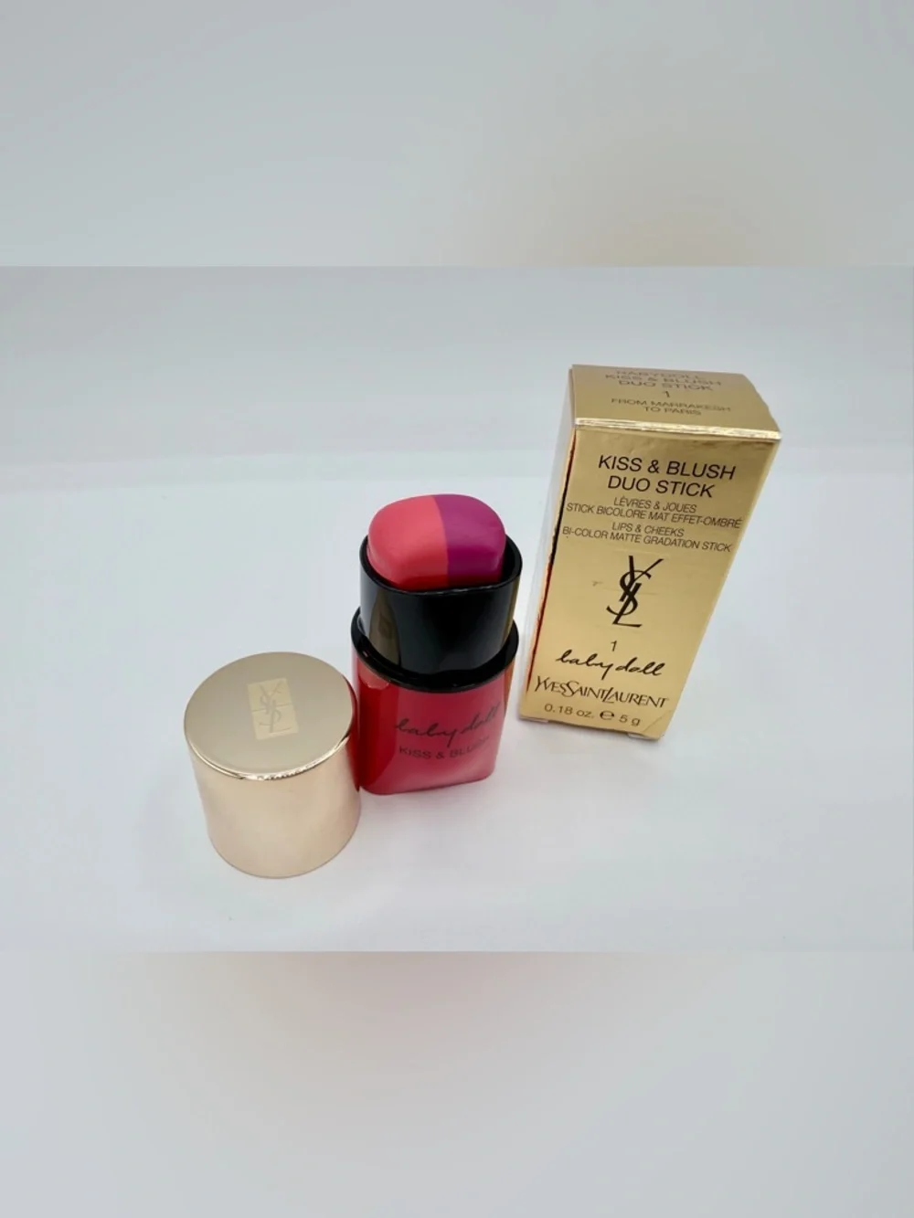 Yves Saint Laurent Baby Doll Kiss & Blush Duo Stick - From Marrakesh to Paris